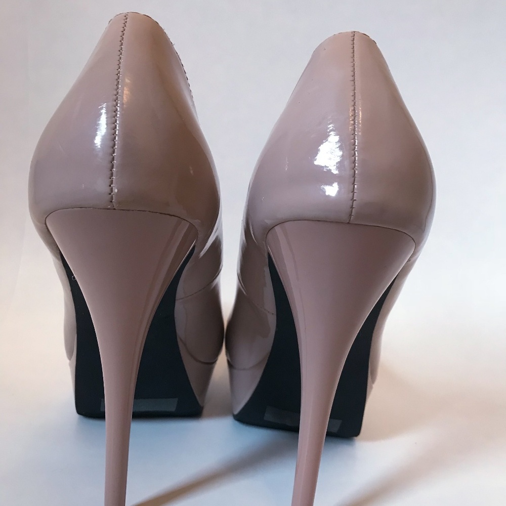 Charlotte Russe Tan Platform Pump 10 - Picture 6 of 8